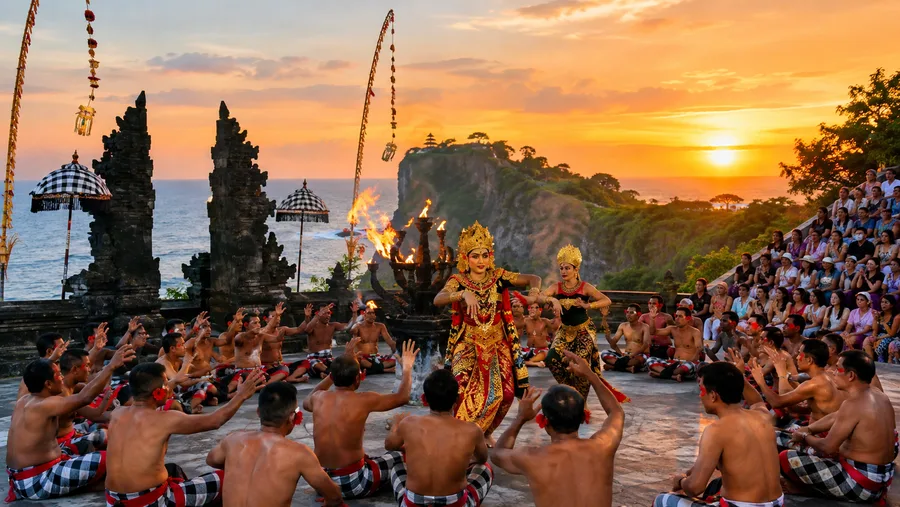 Wo man den Kecak-Tanz in Ubud anschauen kann